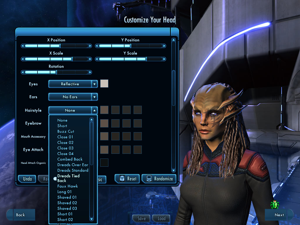 star trek online character creation