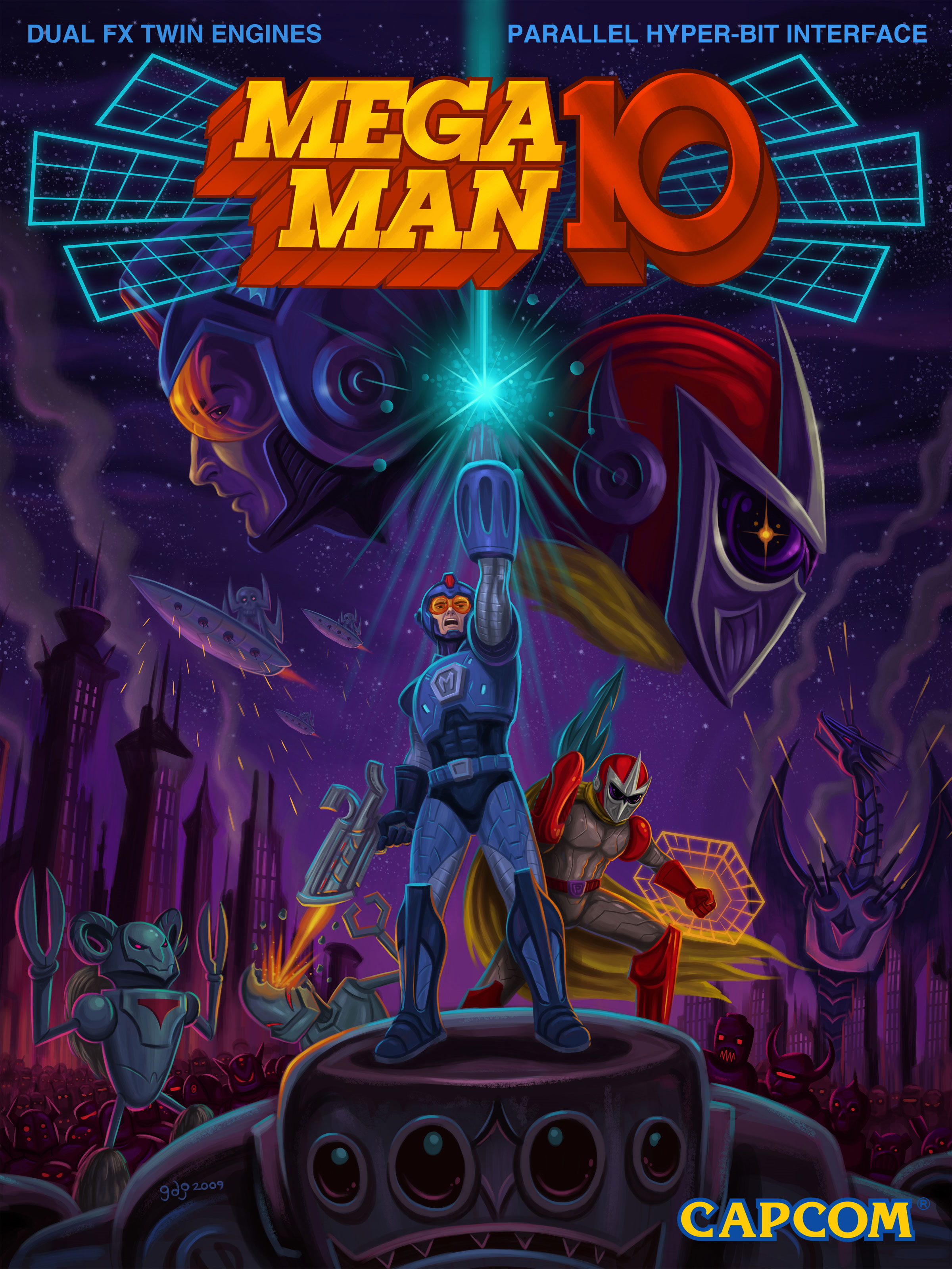 Mega Man 10 Box Art Released | Elder-Geek.com
