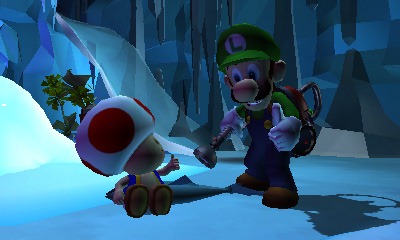 Don't be fooled! You are not escorting Toad, you are using him to solve some of the more clever puzzles.