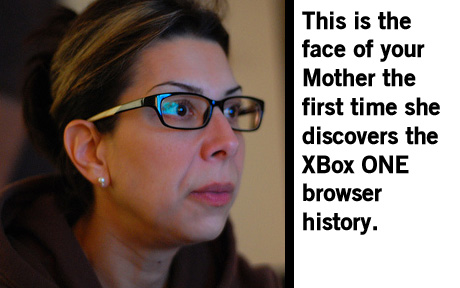 Mom finds browser history, is not pleased.
