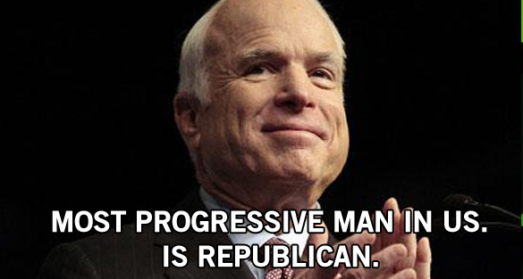 John McCain loves the future.